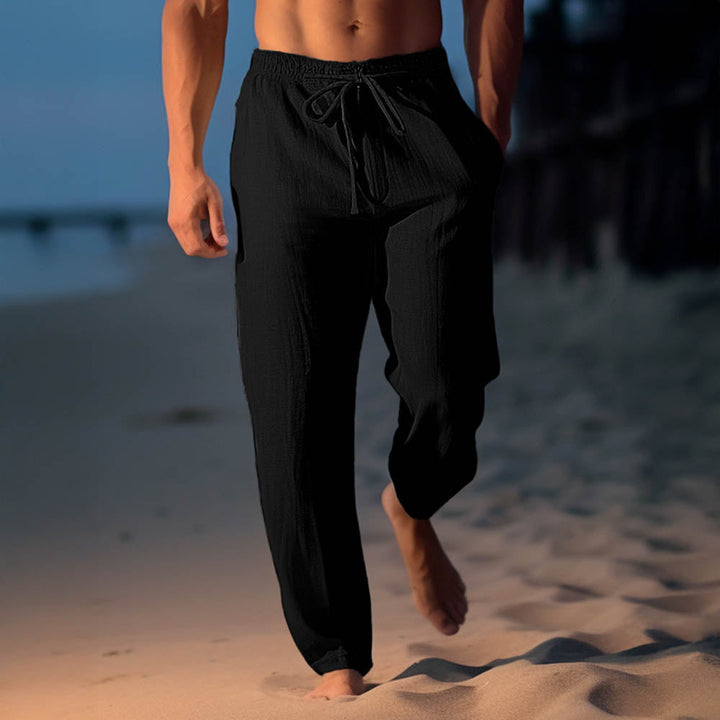 Pantalon en lin Zakynthos 