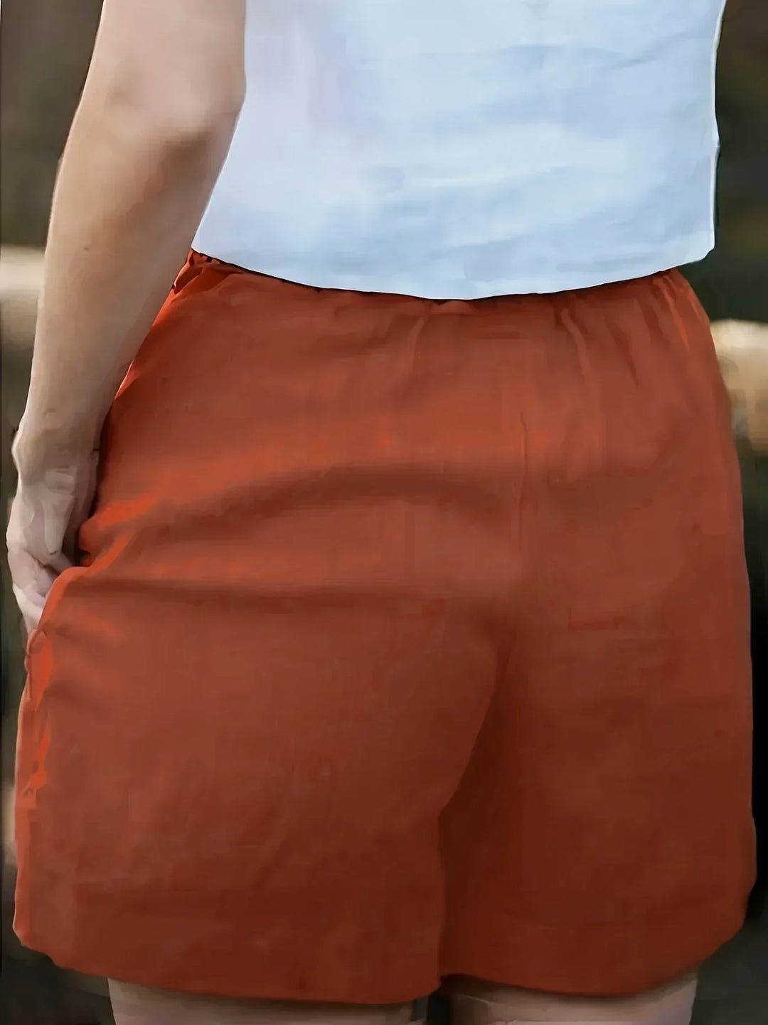 Shorts d'été décontractés avec poches pour femmes 