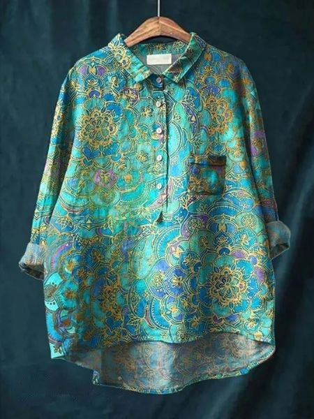 Julia - Blouse Florale Élégante 