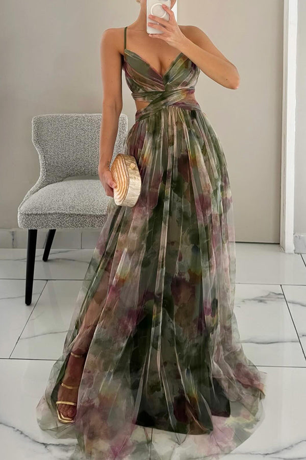 Frostine™ | Robe longue florale et romantique 