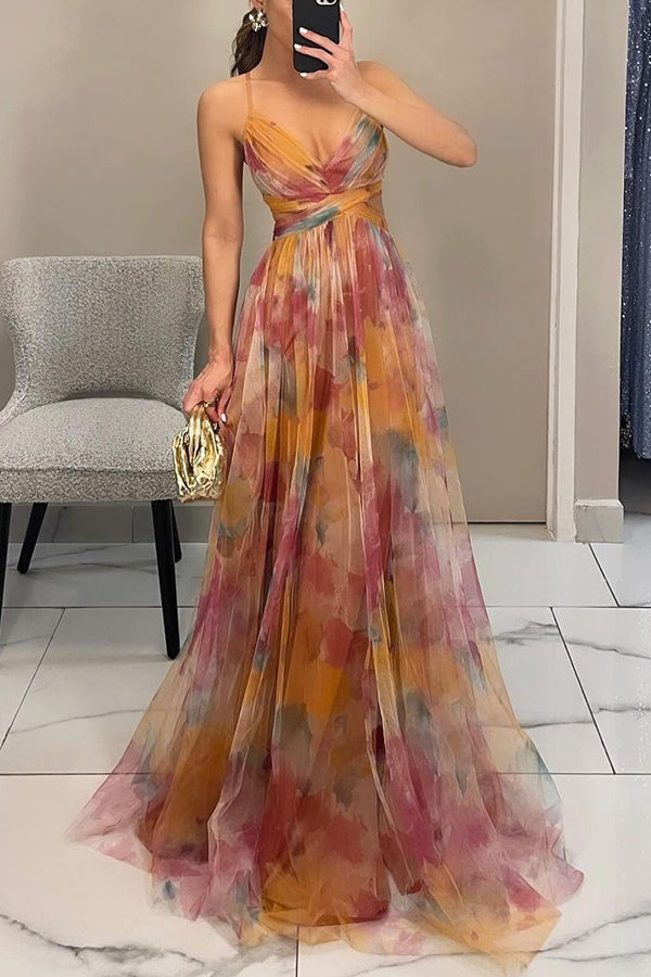 Frostine™ | Robe longue florale et romantique 