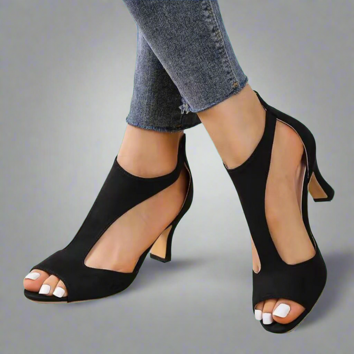 Alessandro™ | Elegant Comfort Heeled Sandals