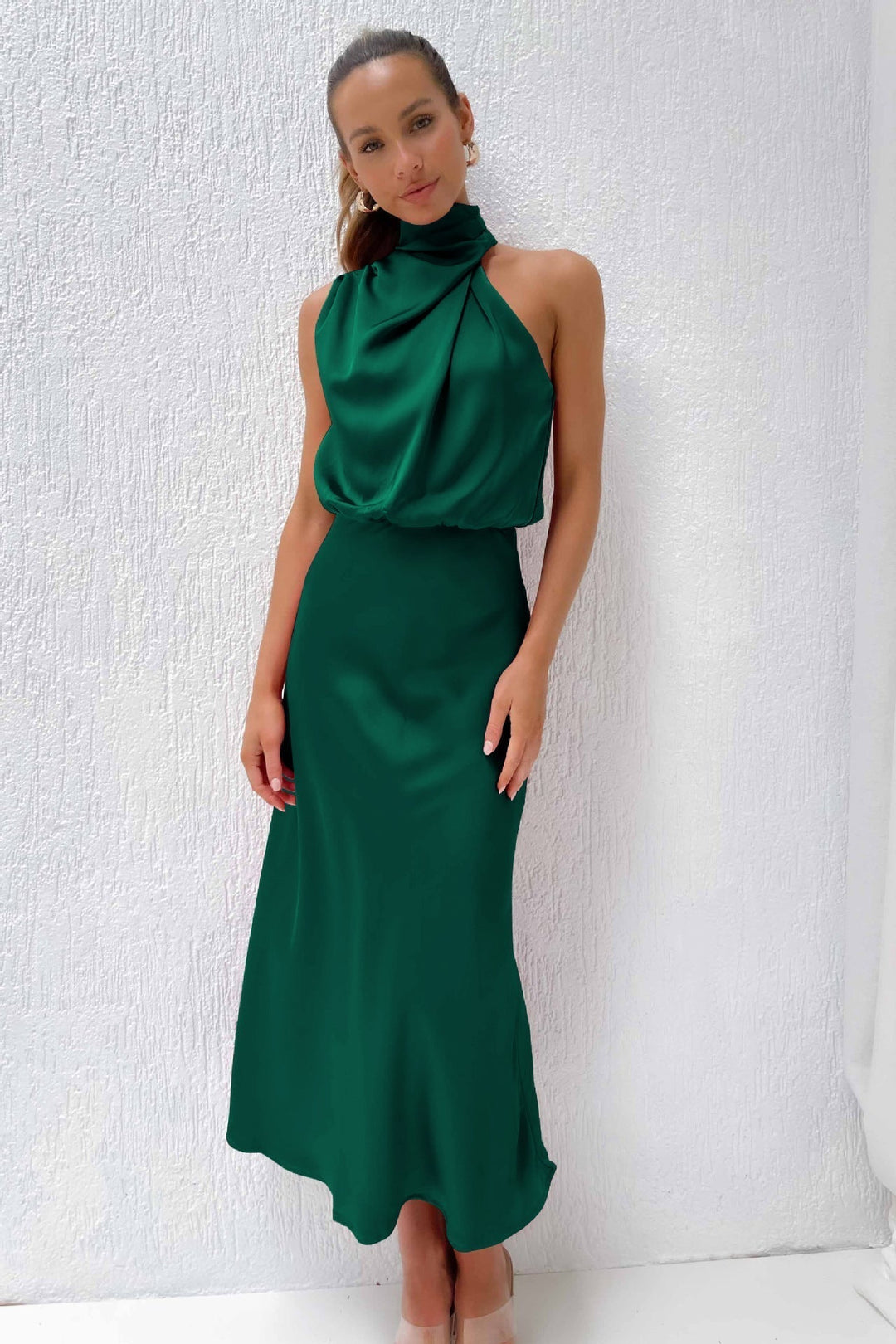 Valeria™ | Robe longue avec col licou 