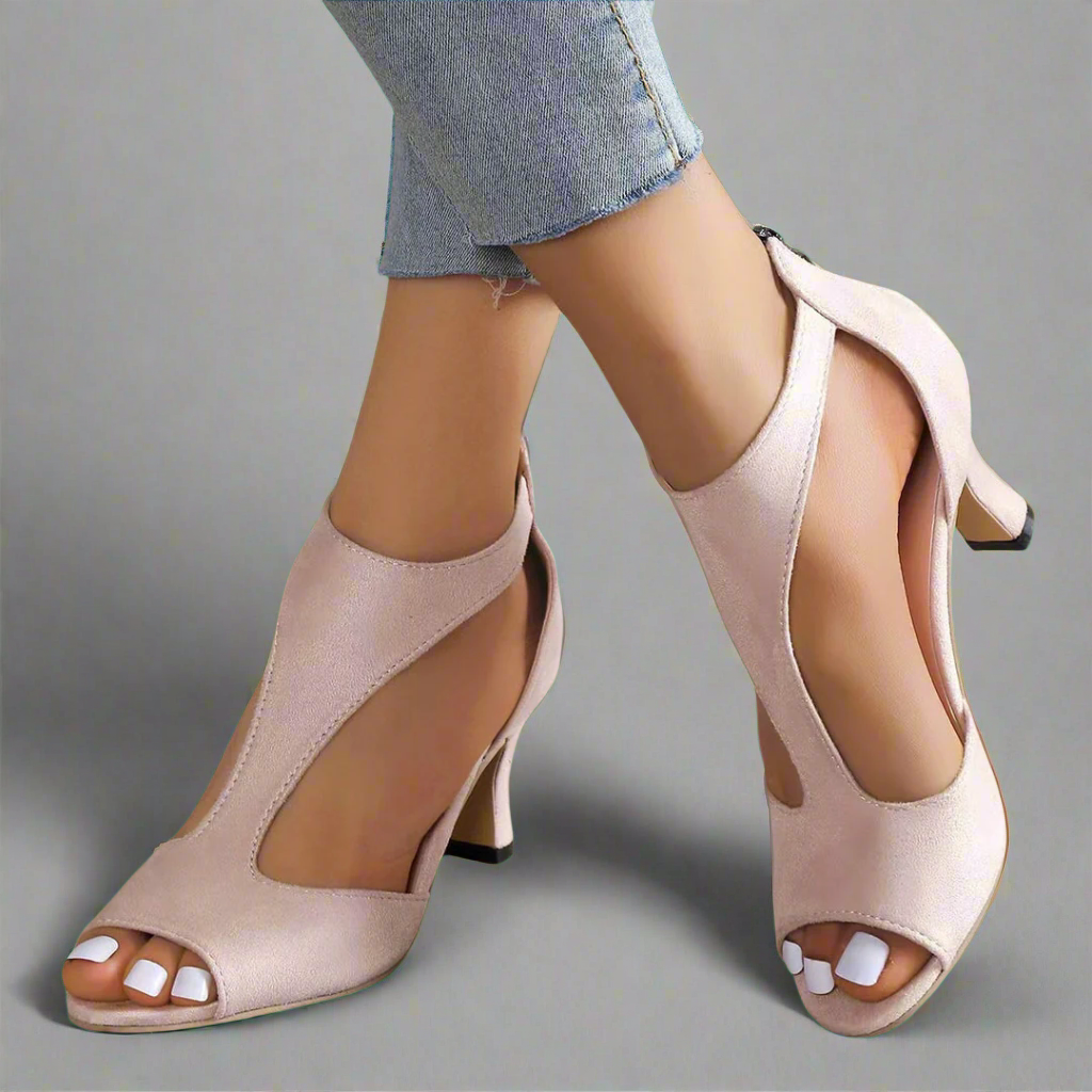 Alessandro™ | Elegant Comfort Heeled Sandals