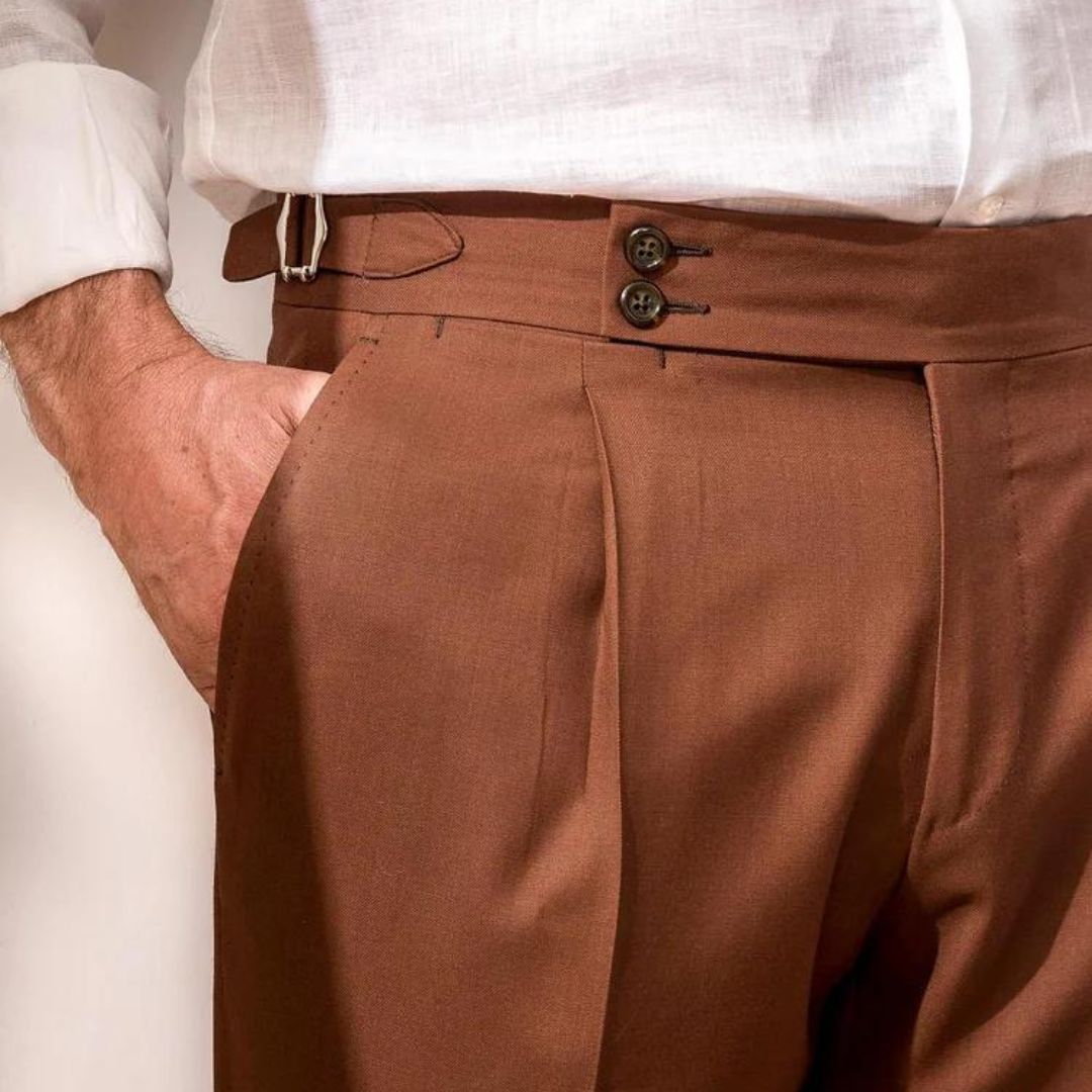 Pantalon en lin Gold Coast 