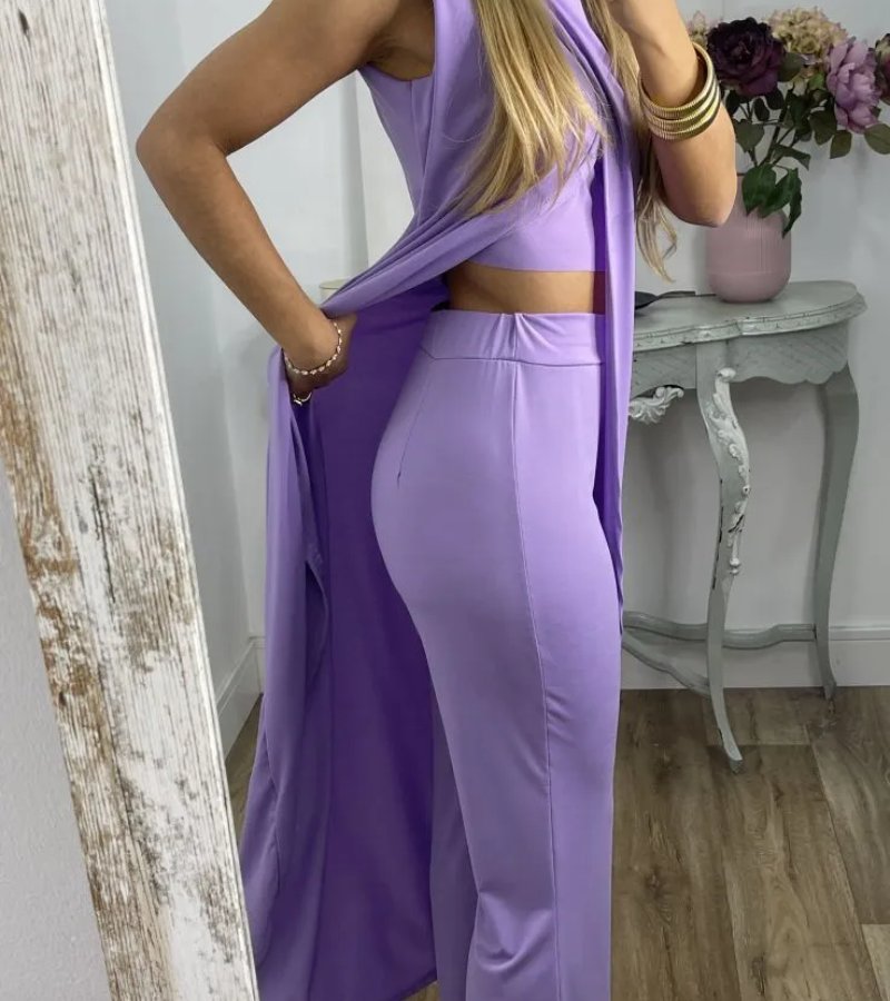 Flavia - Ensemble chic sans manches 