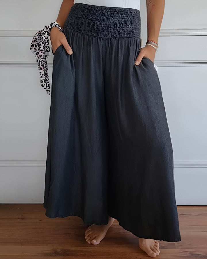 Pantalons jupe confortables avec taille élastique 