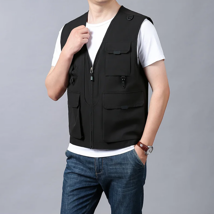 Cristiano™ | Breathable Cargo Vest with Multiple Pockets