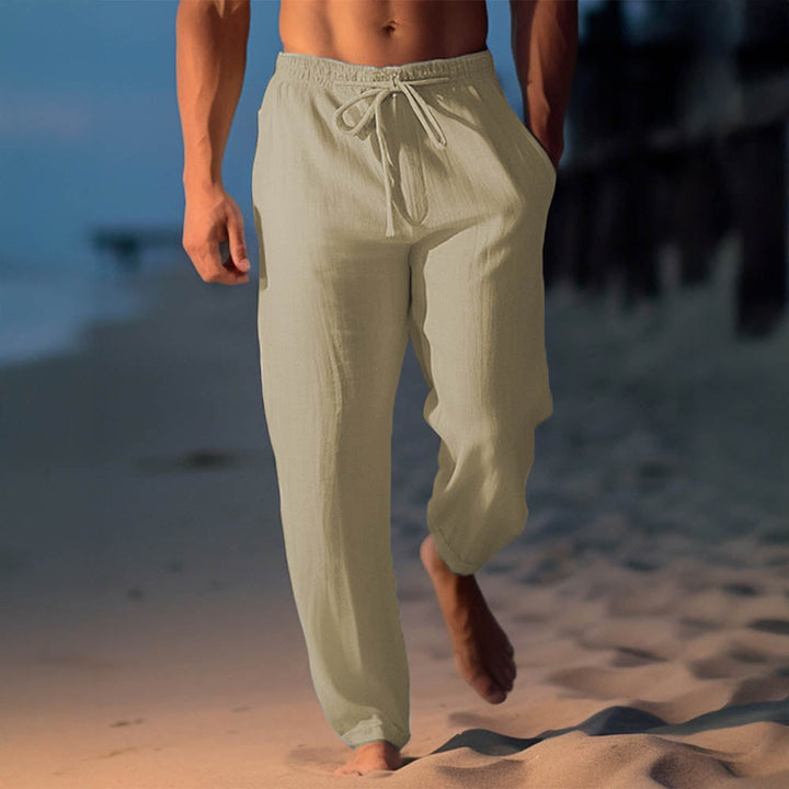 Pantalon en lin Zakynthos 