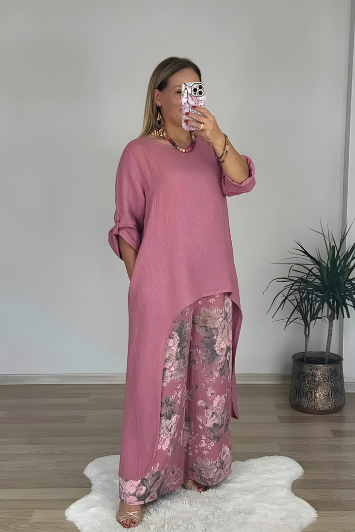 Bente™ | Ensemble en lin décontracté 