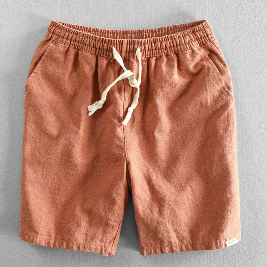 Shorts en coton de style japonais 