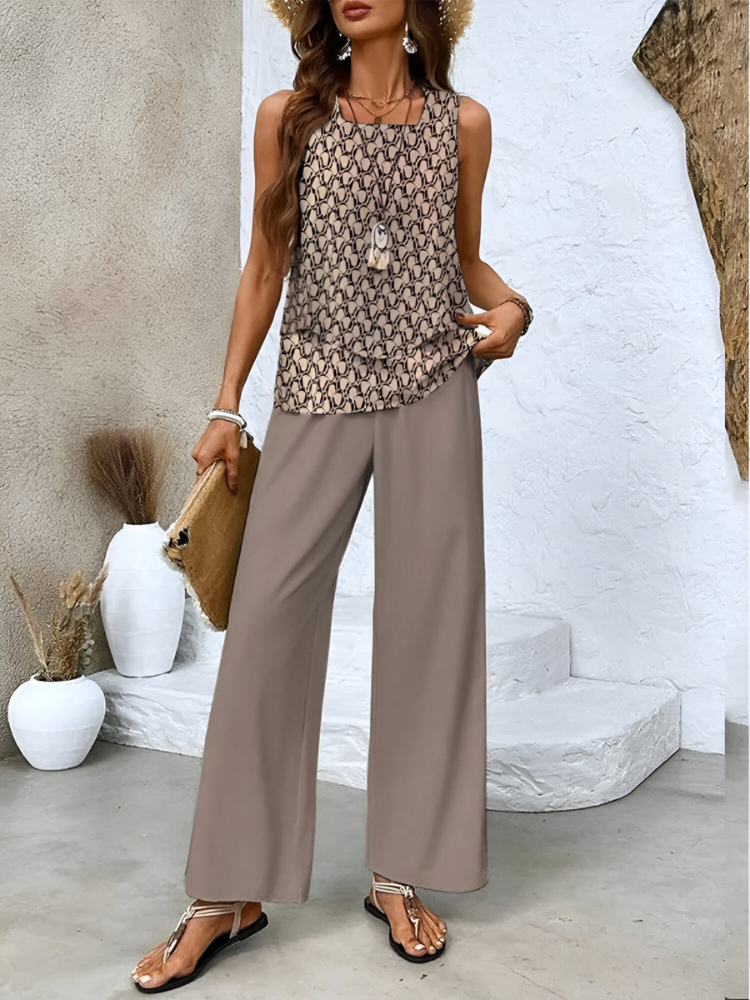 Monique™ | Ensemble coordonné décontracté et chic 