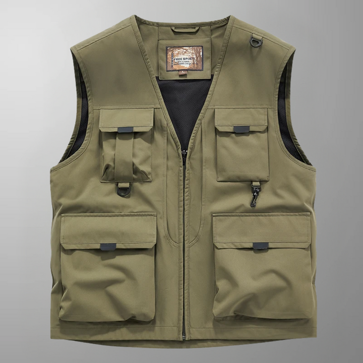 Cristiano™ | Breathable Cargo Vest with Multiple Pockets