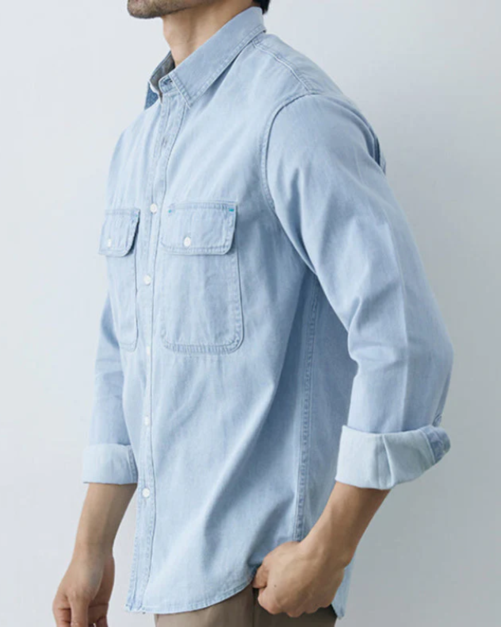 Chemise en denim classique 