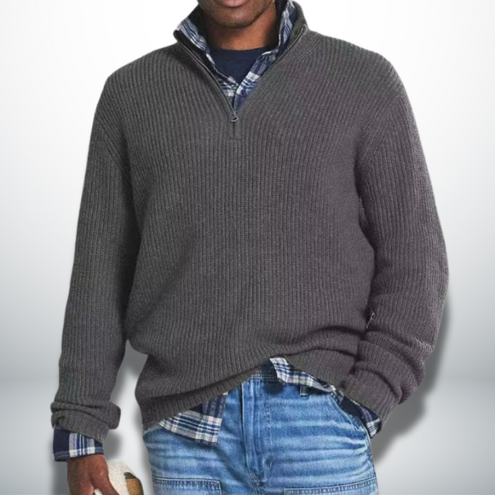 Caleb - Pull Chaud Classique 