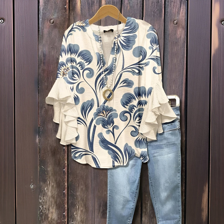 Elisabet - Blouse d'été décontractée 