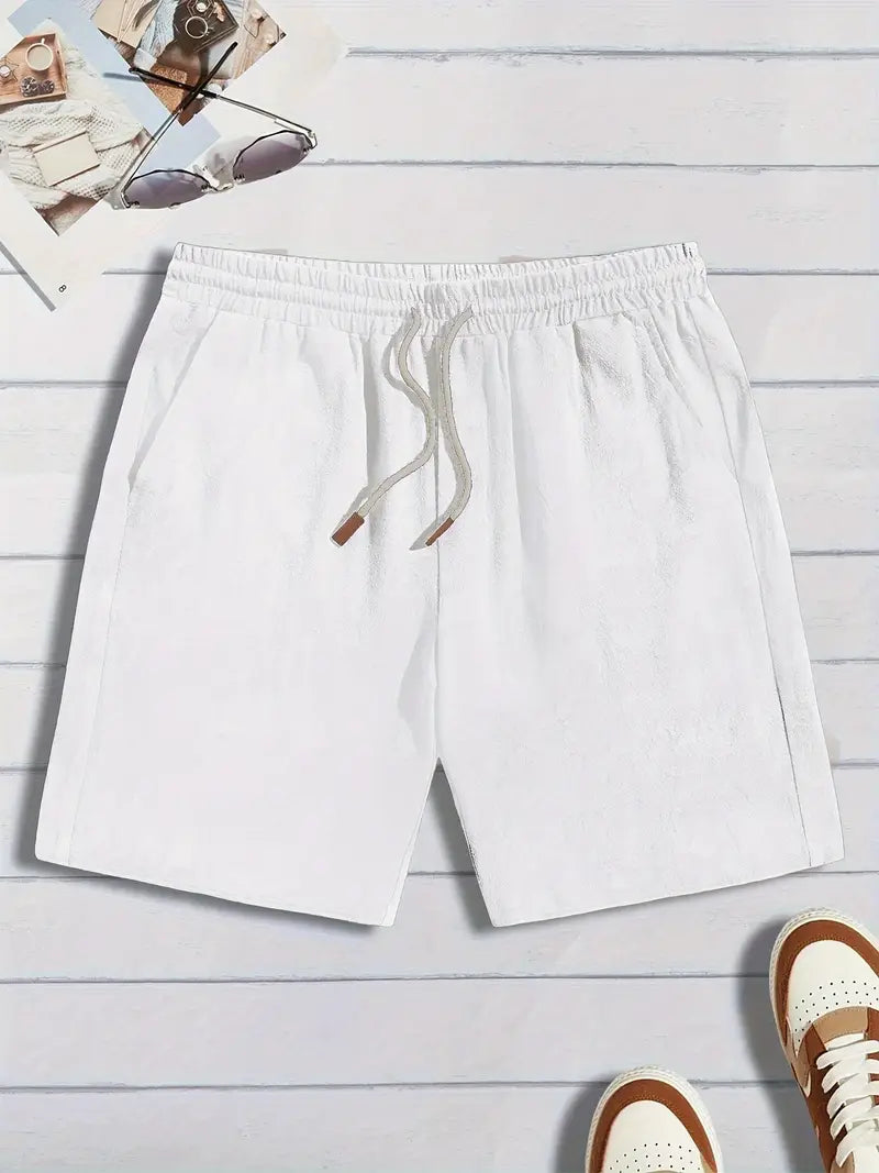 Shorts en lin décontractés 