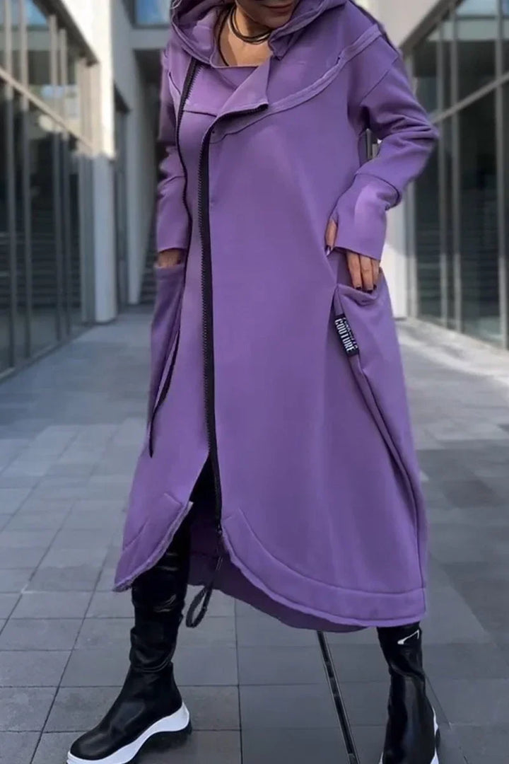 Selene™ | Manteau long avec capuche 
