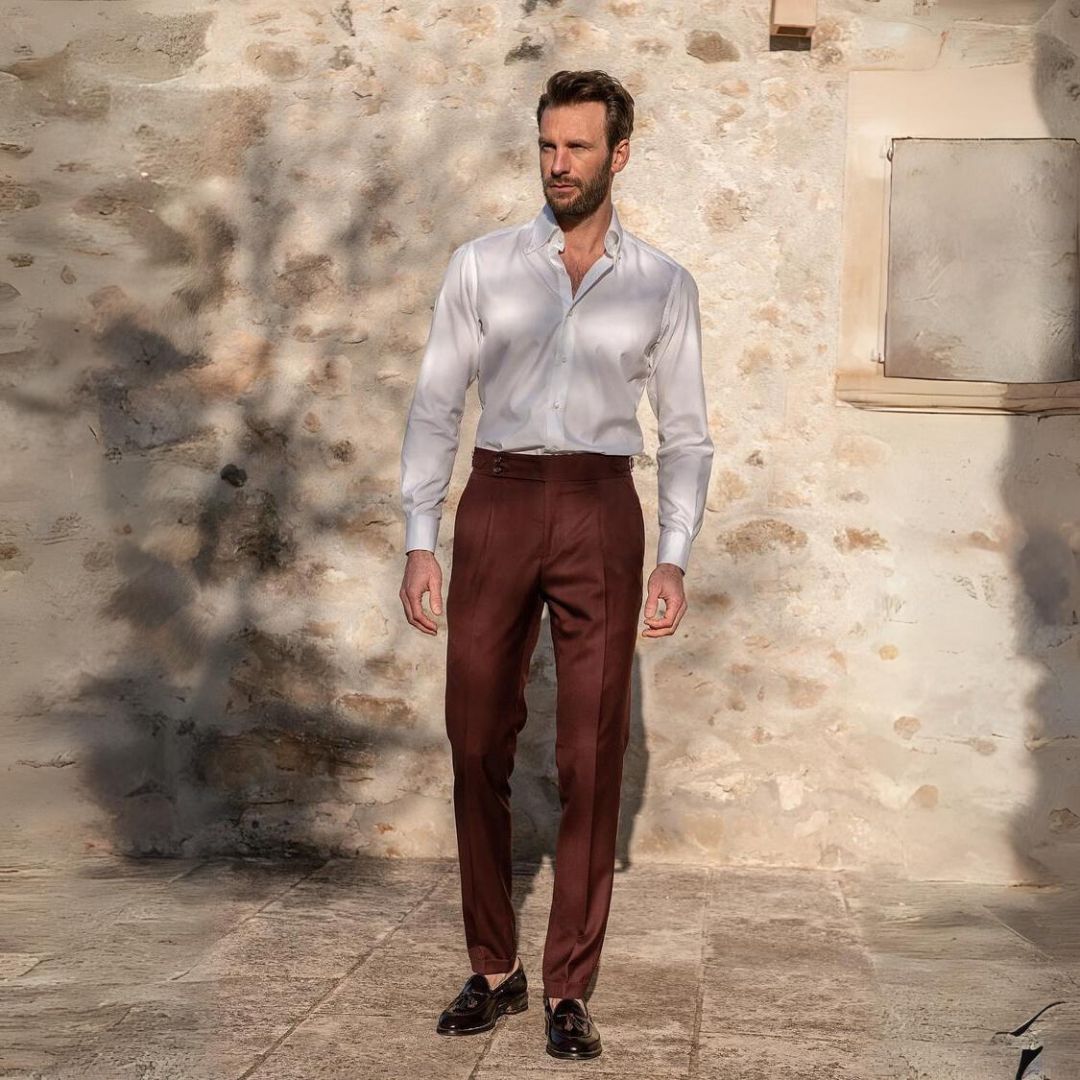 Pantalon en lin Gold Coast 
