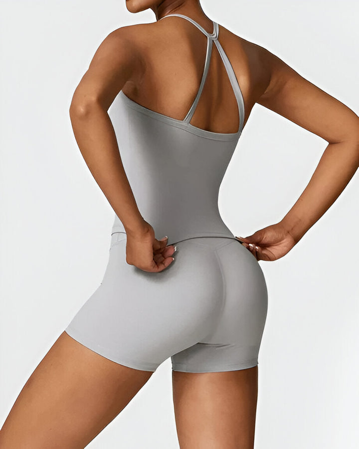 Elin™ | Seamless Fit Shorts & Tank Set