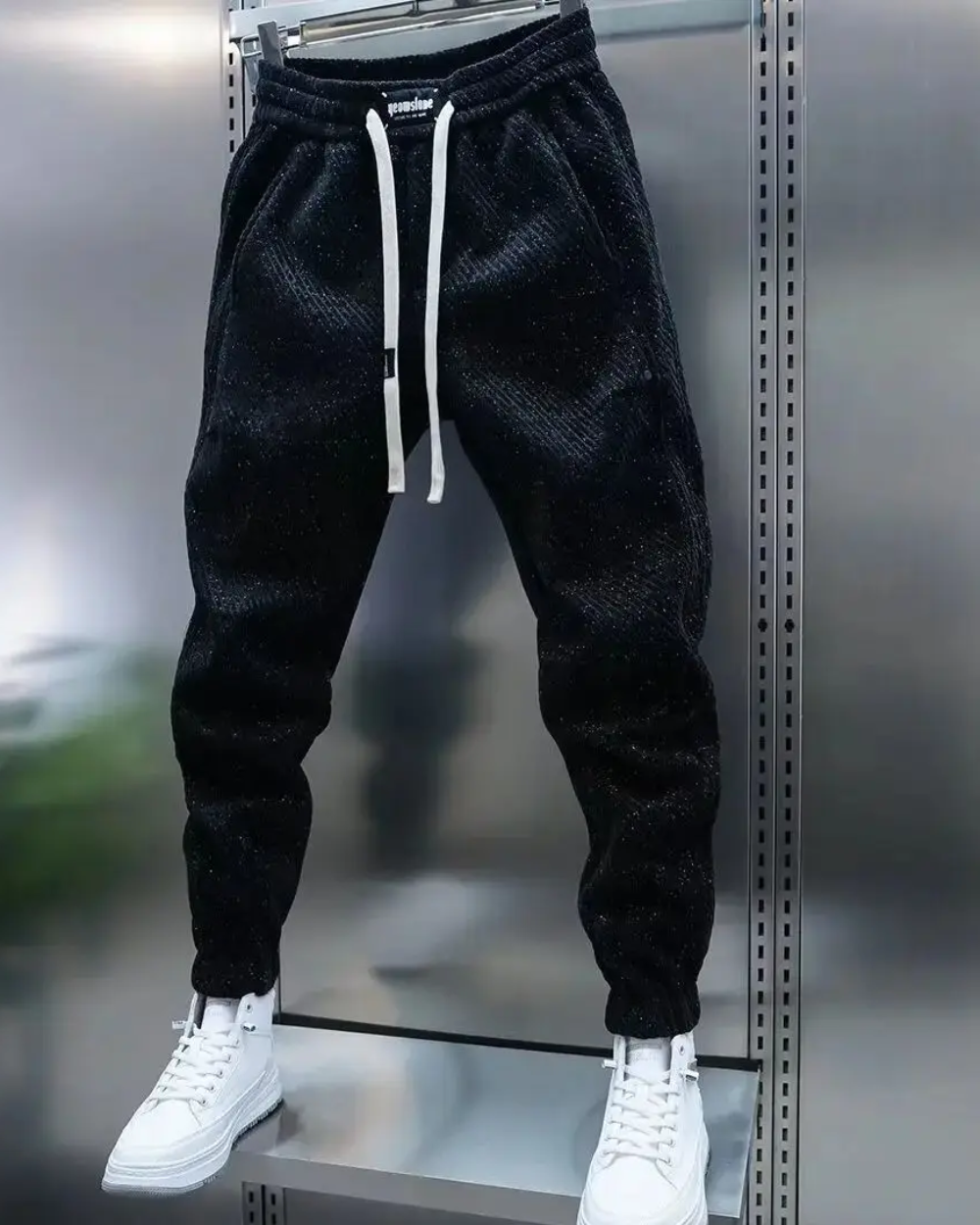 Pantalon décontracté avec motif 