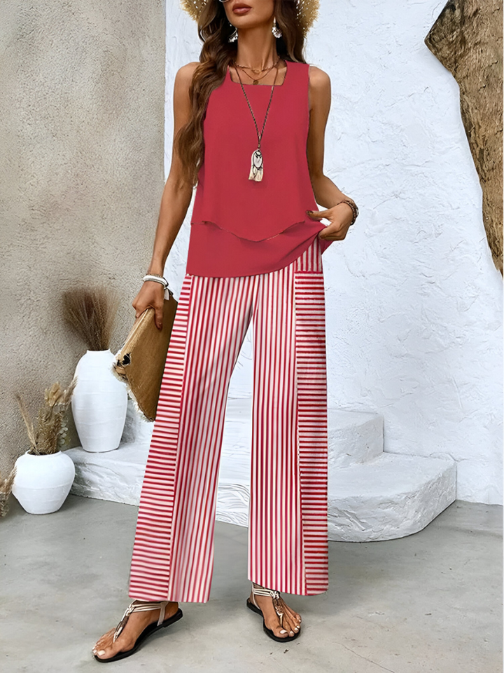Monique™ | Ensemble coordonné décontracté et chic 