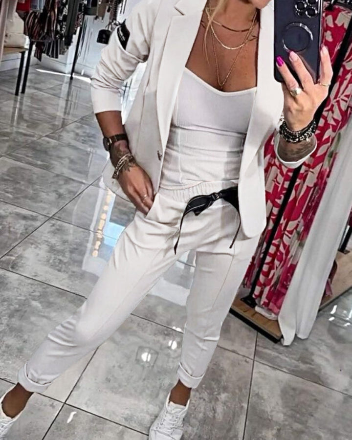 Malou - Ensemble : Haut, Veste et Pantalon 