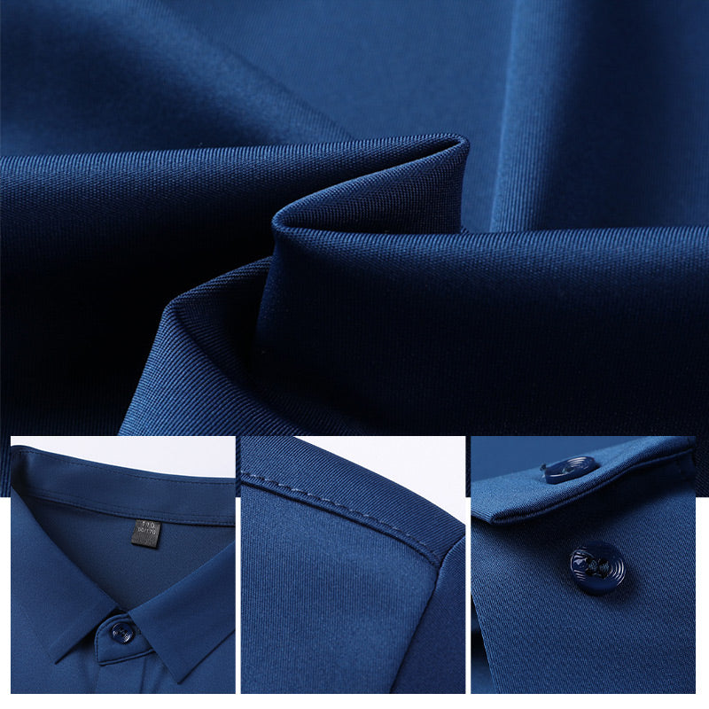 Chemise extensible sans plis 