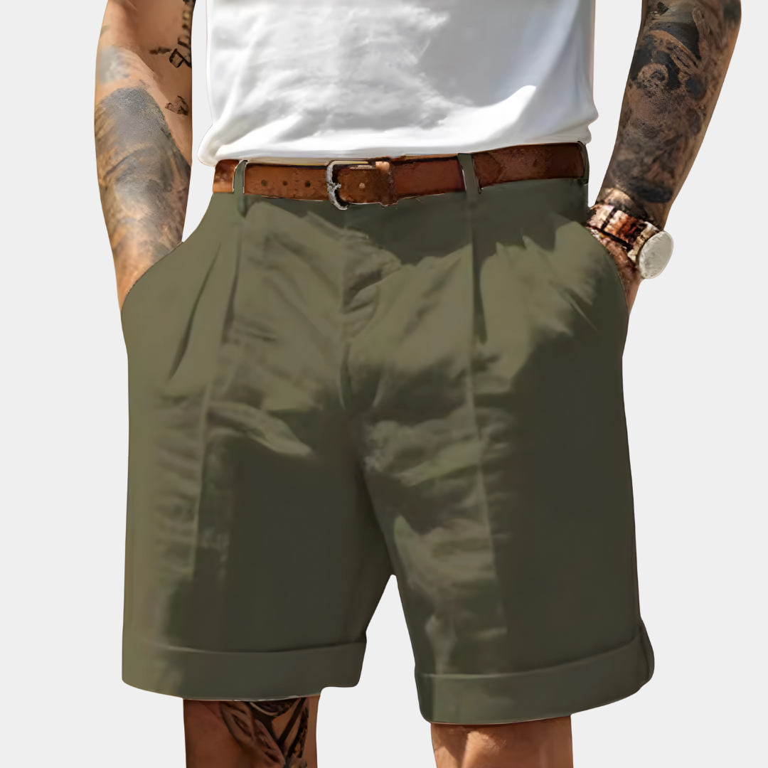 Shorts en coton décontractés 