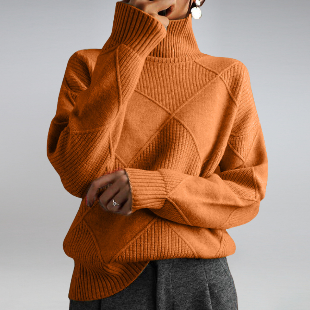 Adelle | Pull à col roulé douillet 