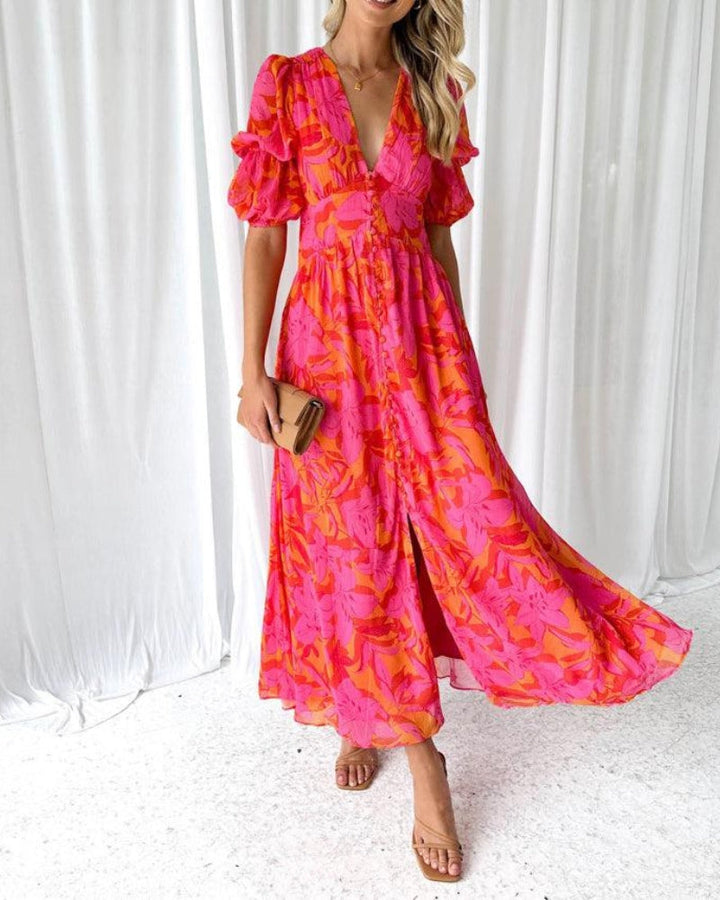 Alva™ | Robe à manches ballon gracieuse 