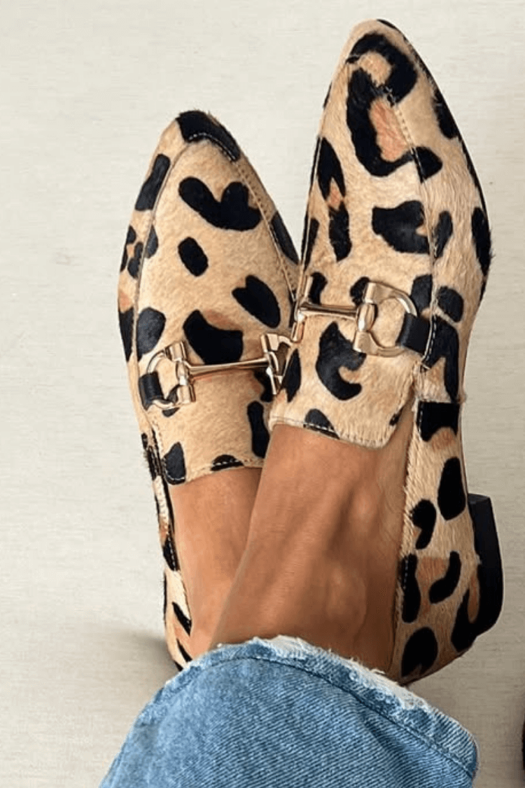 Karin | Mocassins pointus imprimés 