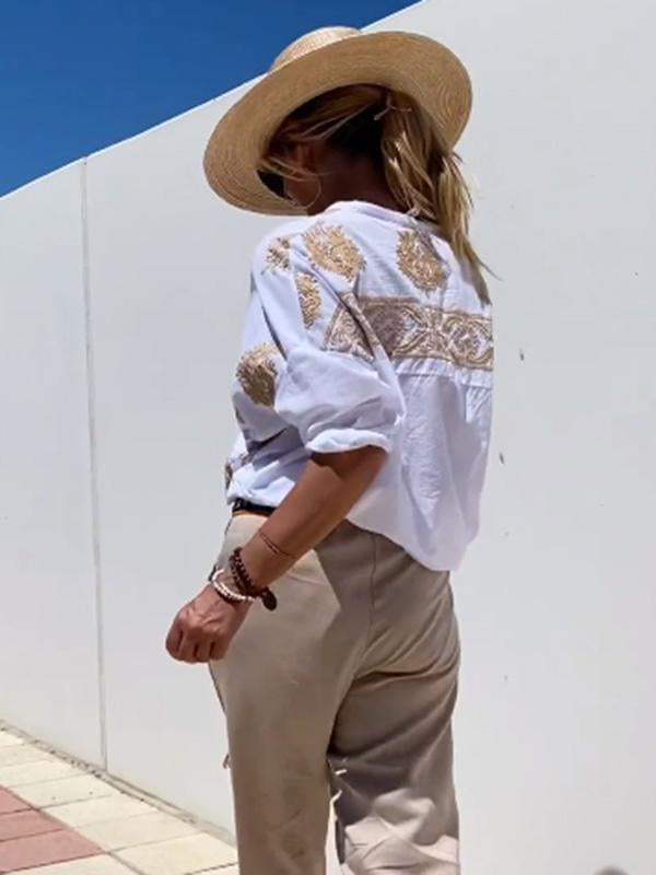 Erisa - Blouse Élégante et Polyvalente 