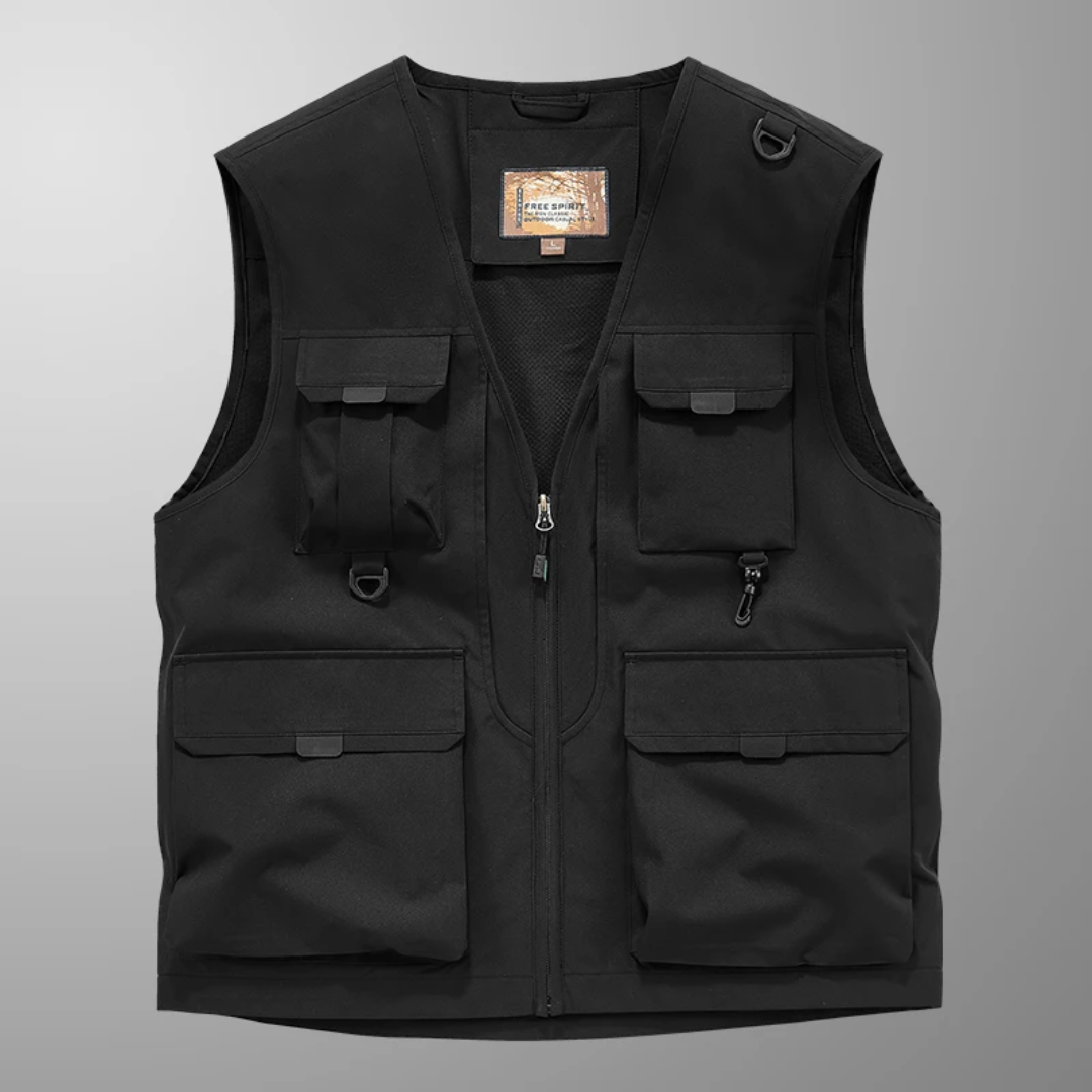 Cristiano™ | Breathable Cargo Vest with Multiple Pockets