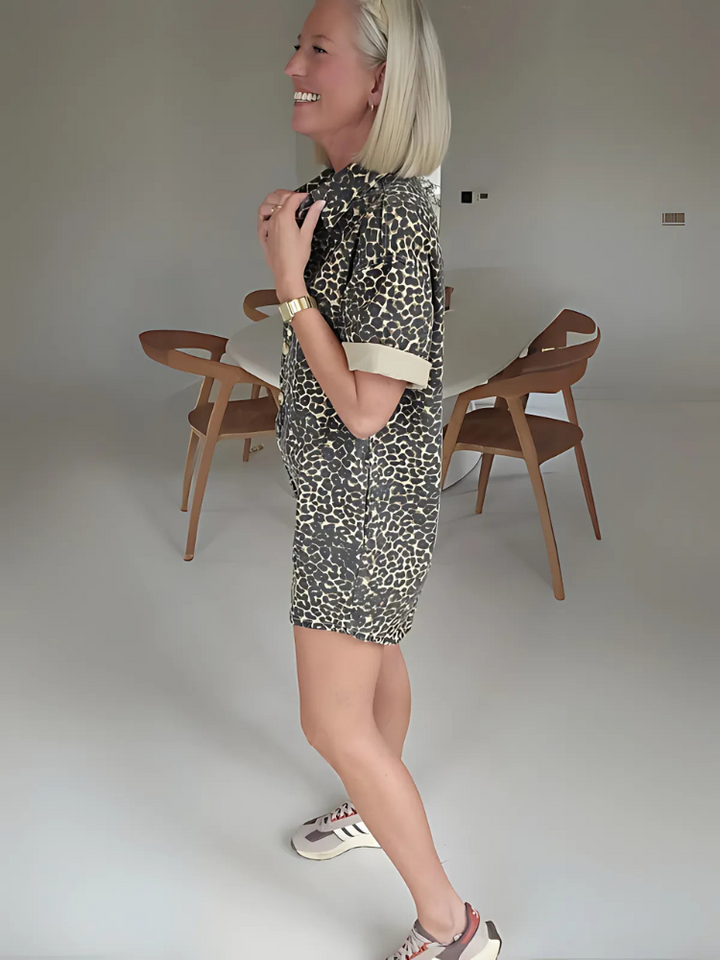 Maya™ | Mini Combinaison avec Imprimé Léopard 