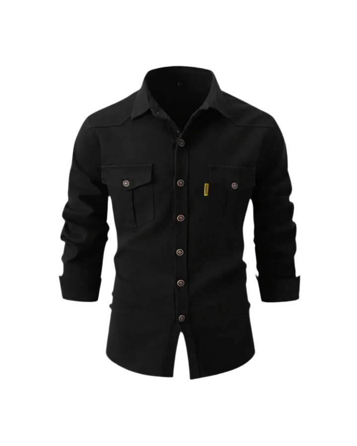 Chemise en denim décontractée 