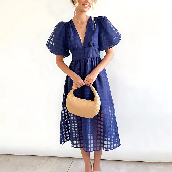 Cindy™ | Timeless Elegance Midi Dress