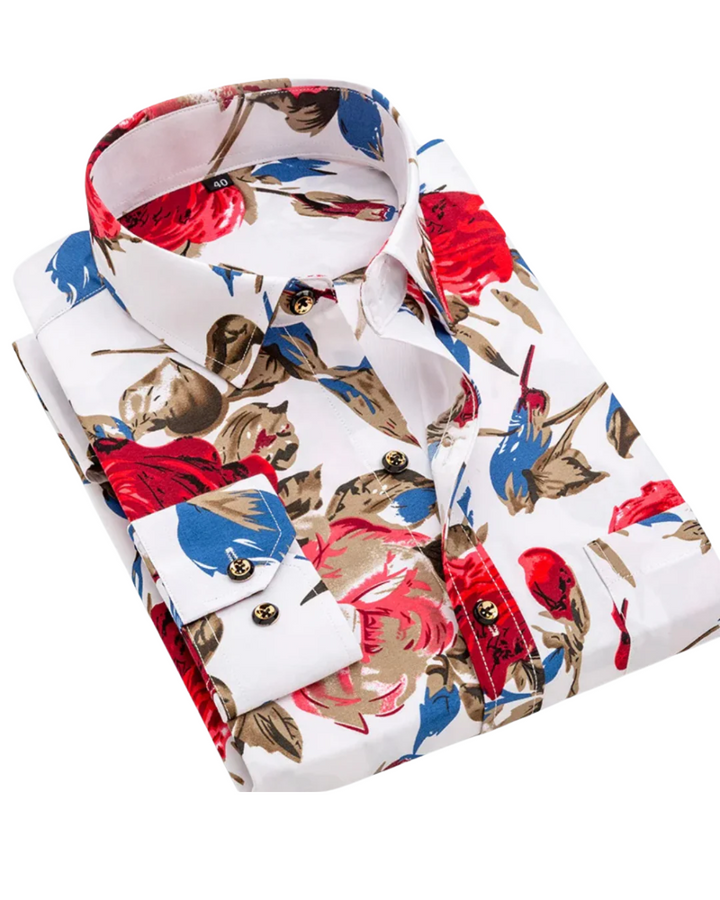 Givalli - Chemise à imprimé nautique 