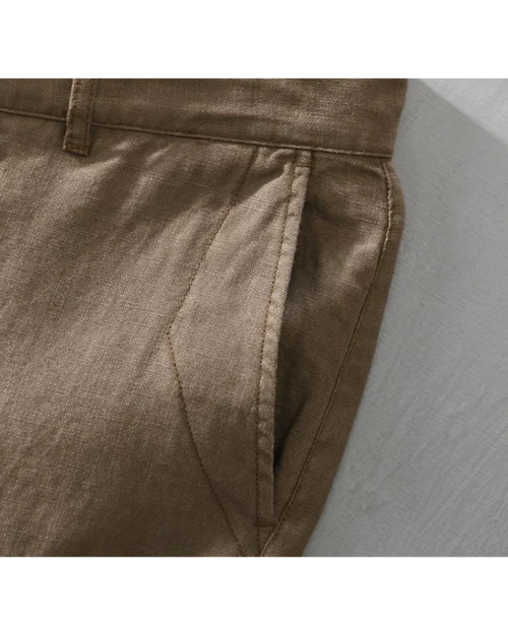 Shorts en lin de Lisbo 