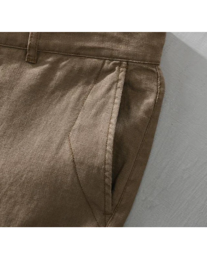 Shorts en lin de Lisbo 