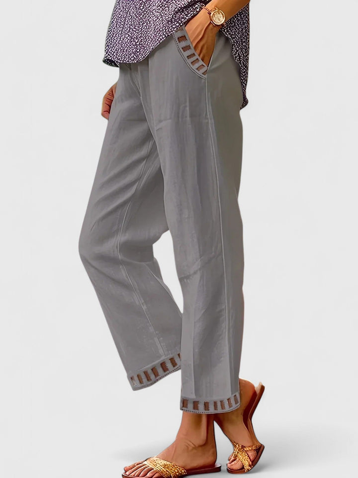 Pantalon en lin raffiné et léger 