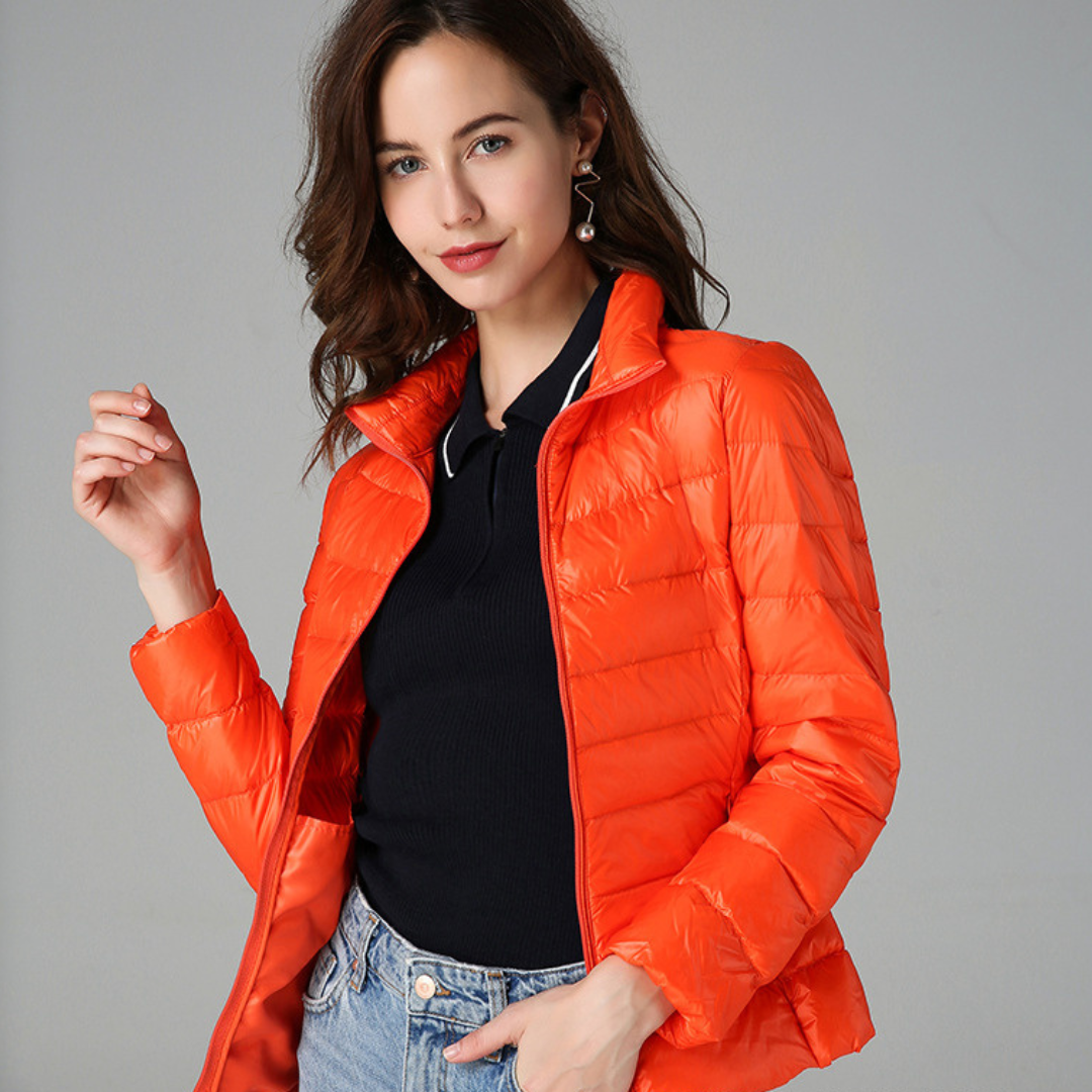 Corinne™ | Nouvelle veste d'hiver ultralégère avec duvet de canard blanc 