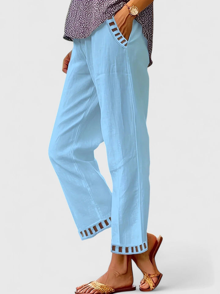 Pantalon en lin raffiné et léger 