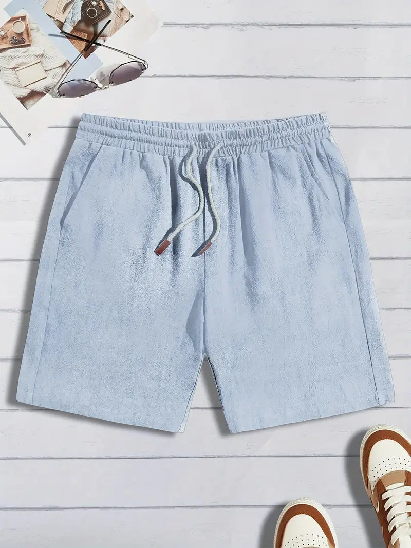 Shorts en lin décontractés 