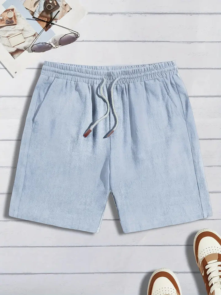 Shorts en lin décontractés 