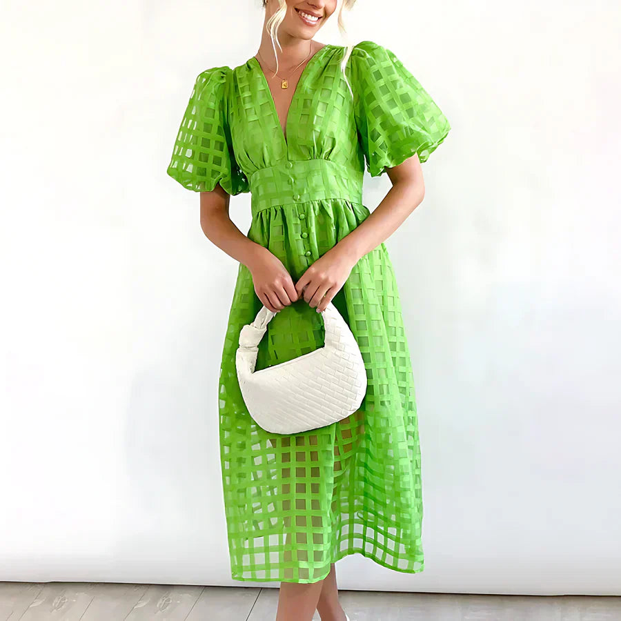 Cindy™ | Timeless Elegance Midi Dress