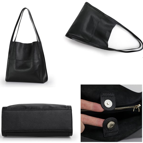 Seraphina™ | Sac à bandoulière en cuir uni élégant 