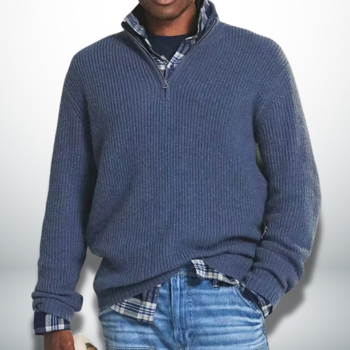 Caleb - Pull Chaud Classique 