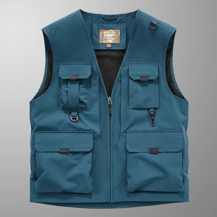 Cristiano™ | Breathable Cargo Vest with Multiple Pockets