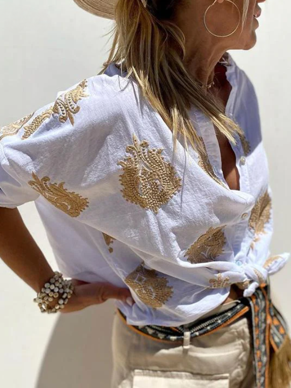 Erisa - Blouse Élégante et Polyvalente 